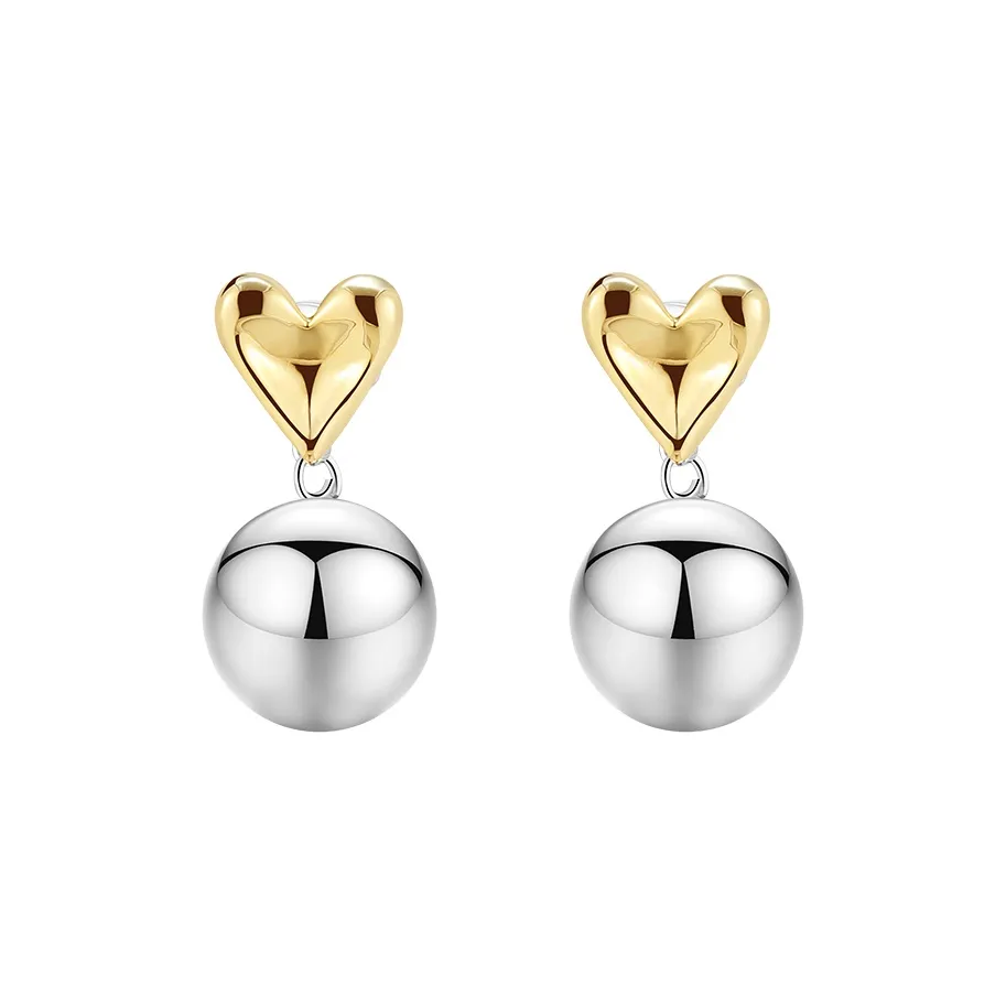 EAR PARTNER Copper, Pearl Earrings Women's