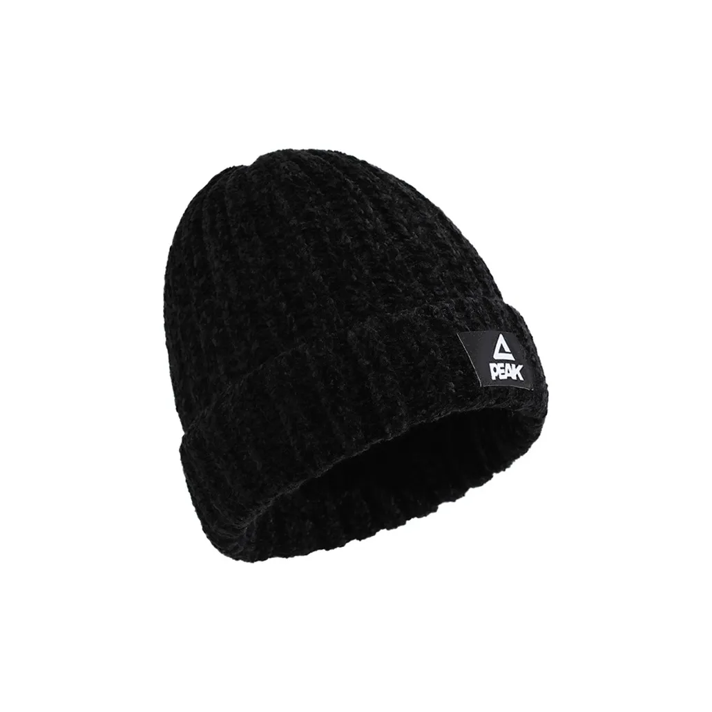 PEAK Polyester Beanies Unisex Black Khaki White