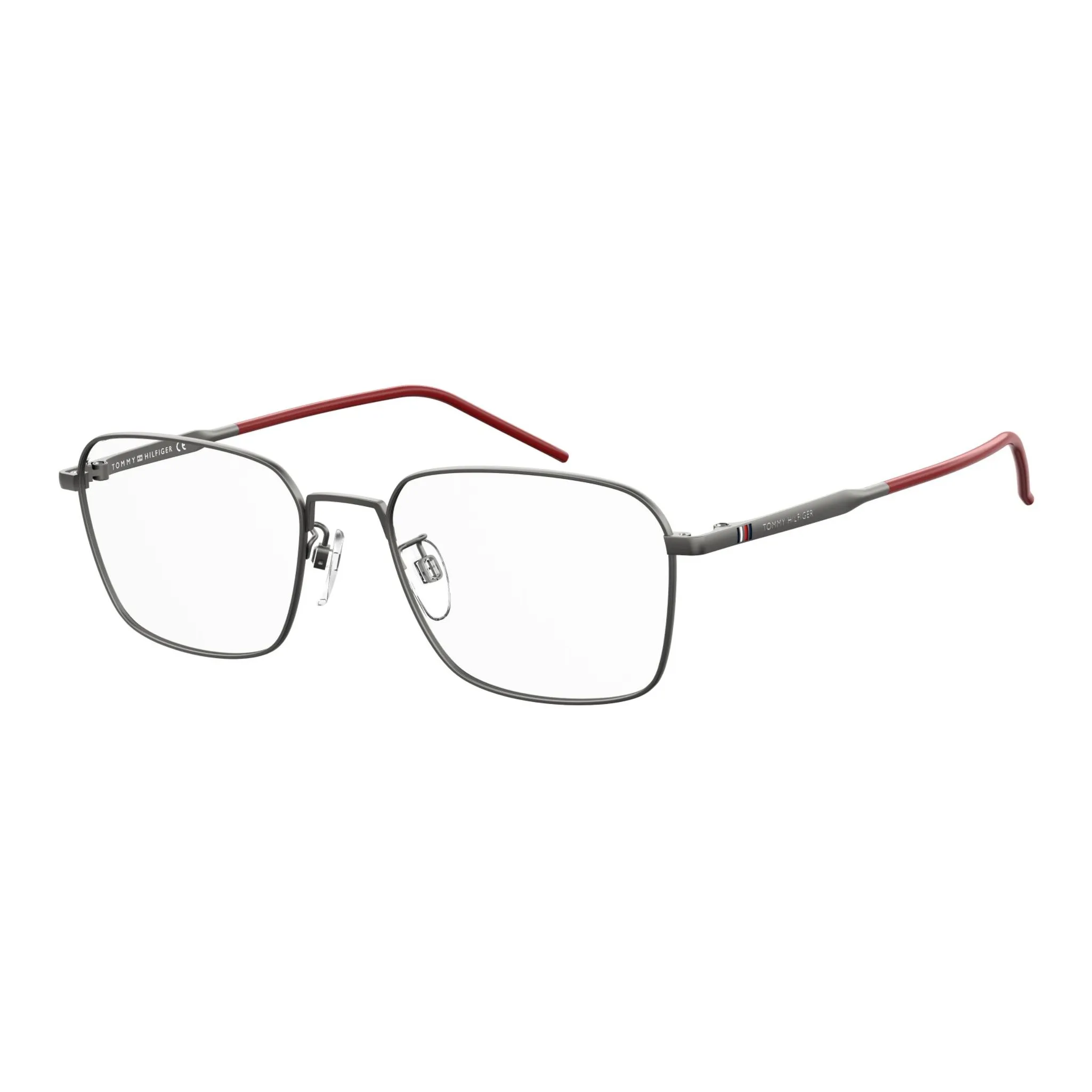 Tommy Hilfiger Квадратные Оправы для Очков Унисекс Серебряные