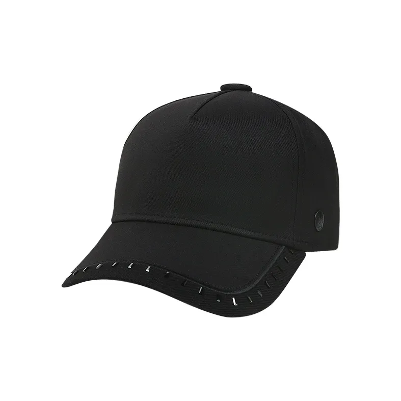 SWOFCARE Rhinestone Plain Hats & Caps Polyester Black Truck Baseball Cap Unisex