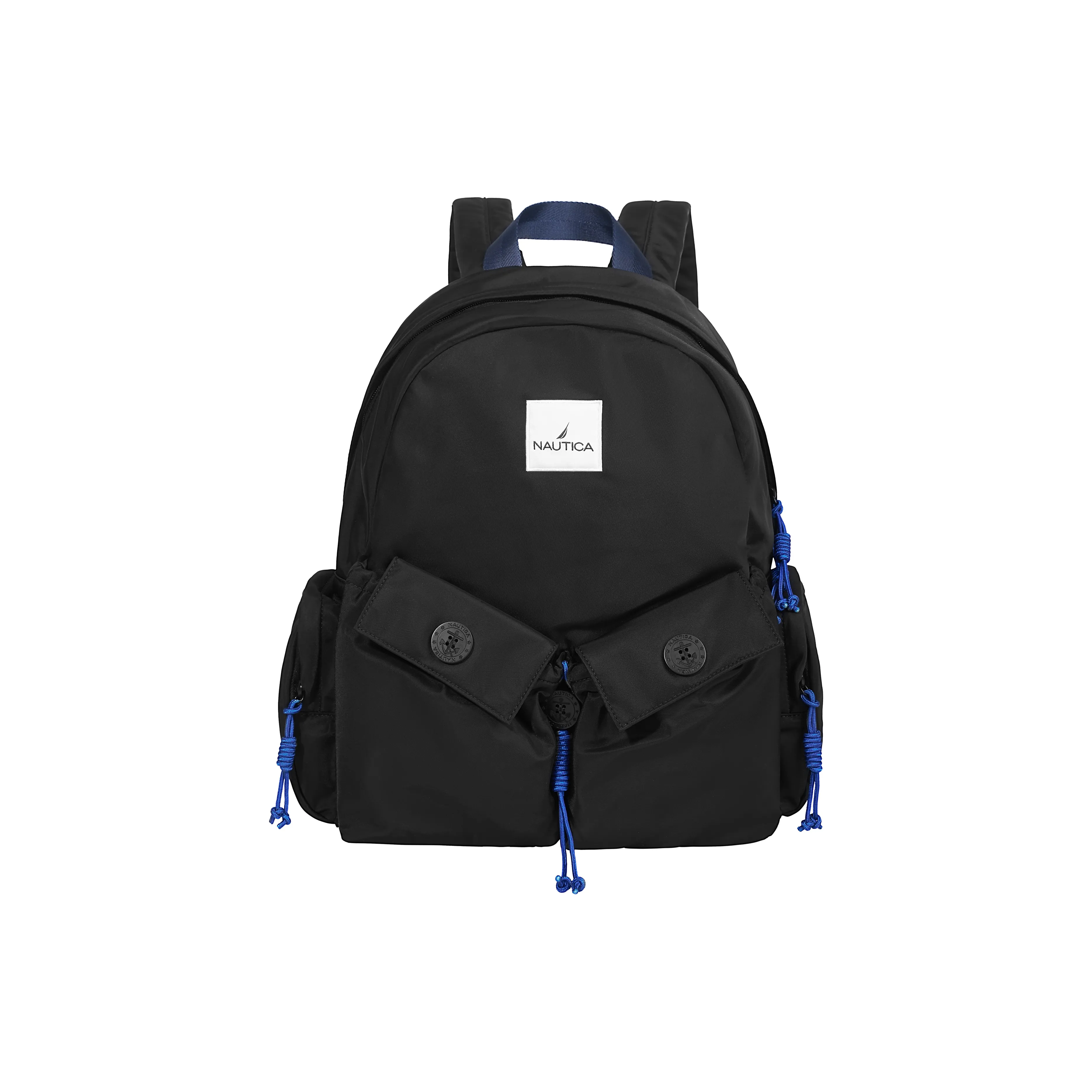 NAUTICA Nylon Backpack Standard Unisex Black NAUTICA Нейлоновый рюкзак стандартный унисекс черный