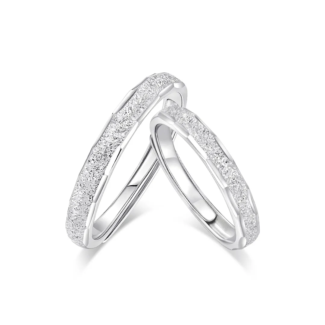 KADER 925 Sterling Silver Rings Unisex Silver Box