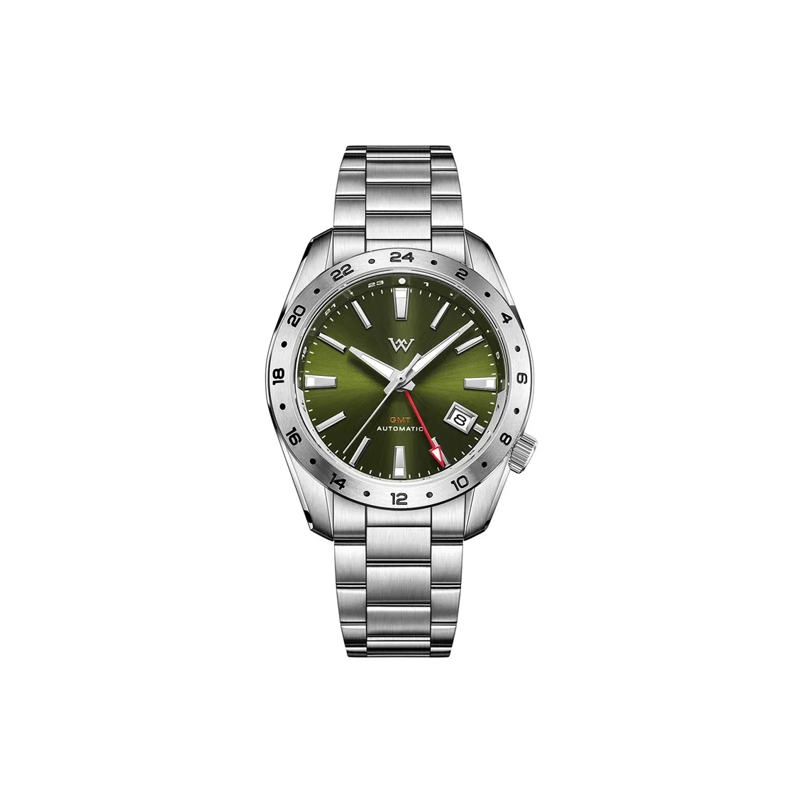 Welly Merck Автоматические механические часы Мужские часы Зеленый циферблат