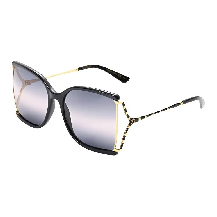 GUCCI Sunglasses Women's Black Gold