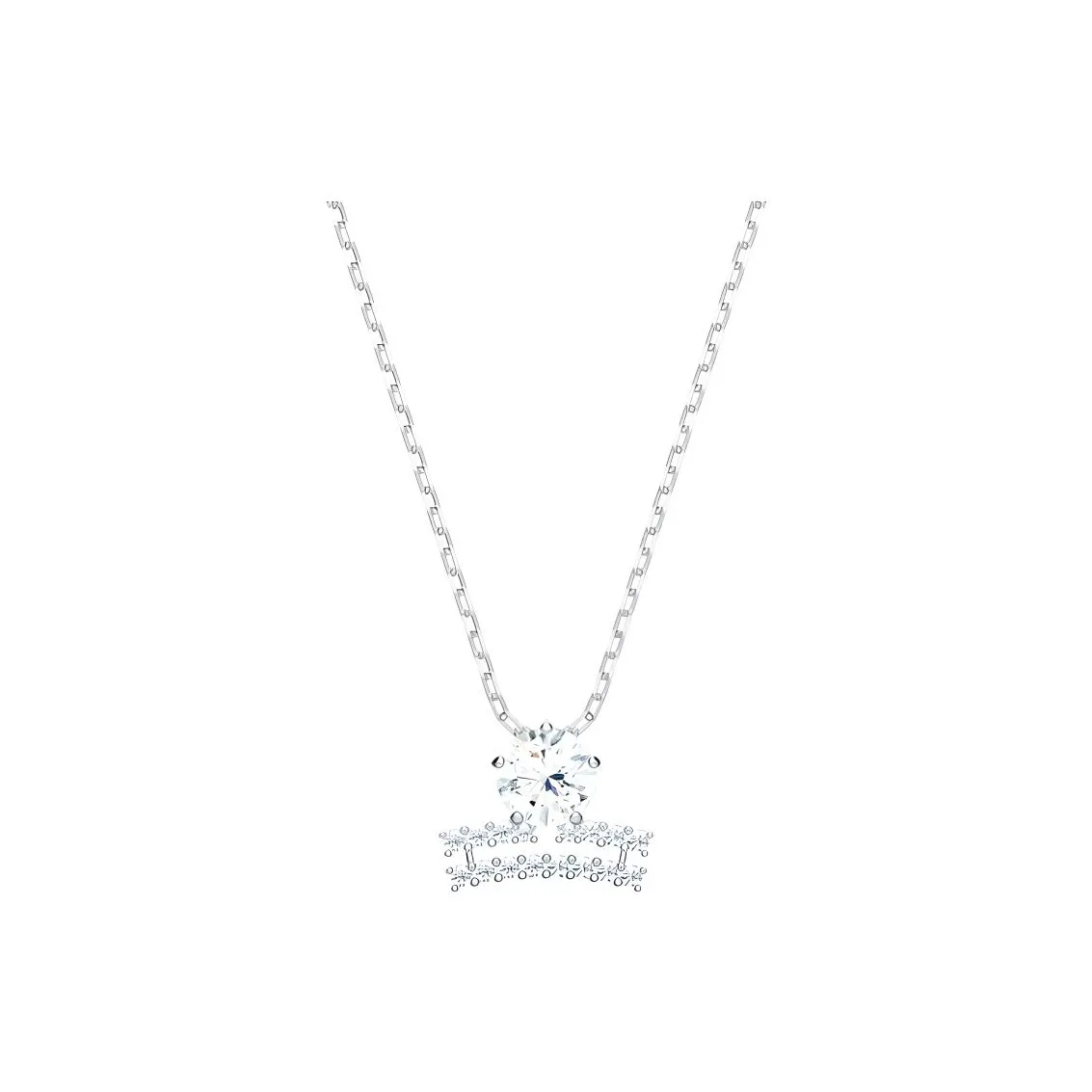 Swarovski Mixed Metal Necklaces Women's Silver