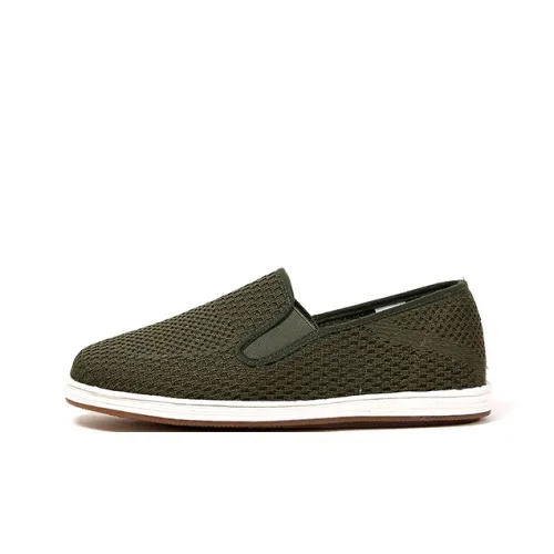 Old Meihua Мужские повседневные туфли Low Top Зеленые Мужские