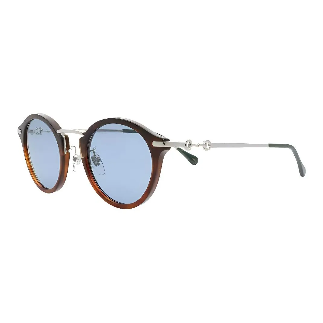GUCCI Sunglasses Men's Havana Silver