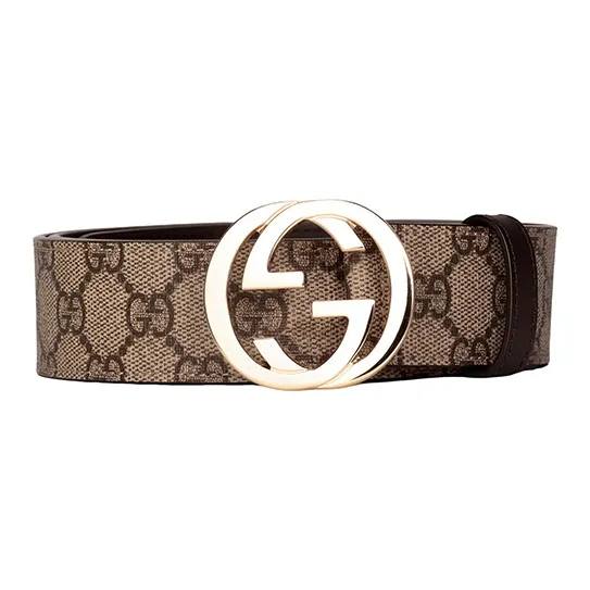 GUCCI GG Supreme Leather Belts Women's
