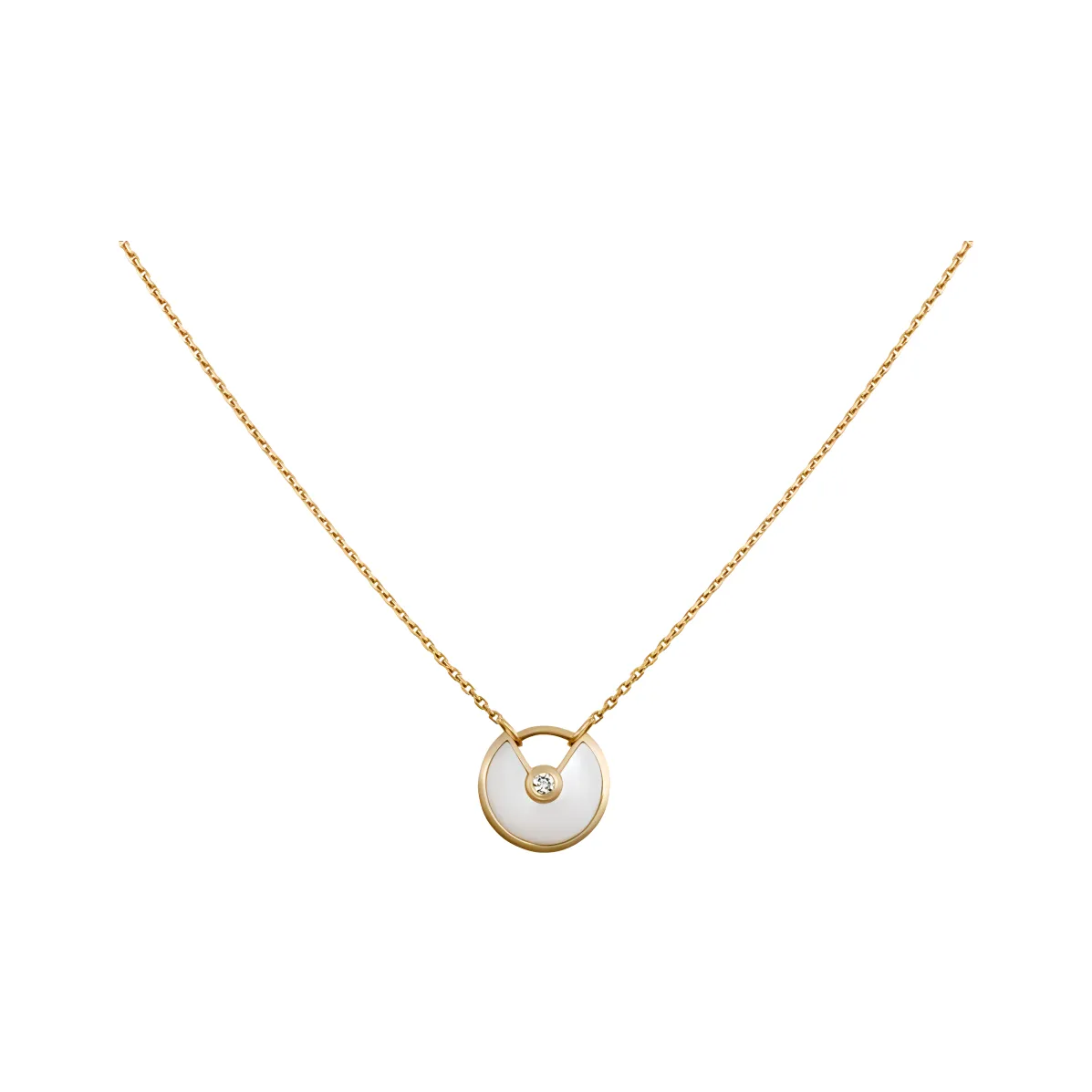 CARTIER Amulette De Cartier Collection 18K Gold Necklaces Women's Gold