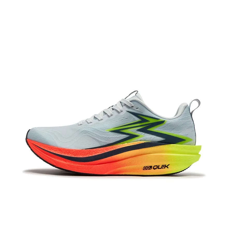 361° Cushioning Anti-Slip And Wear-Resistant Rebound Low-Top Carbon Plate Running Shoes Unisex Blue Orange Red