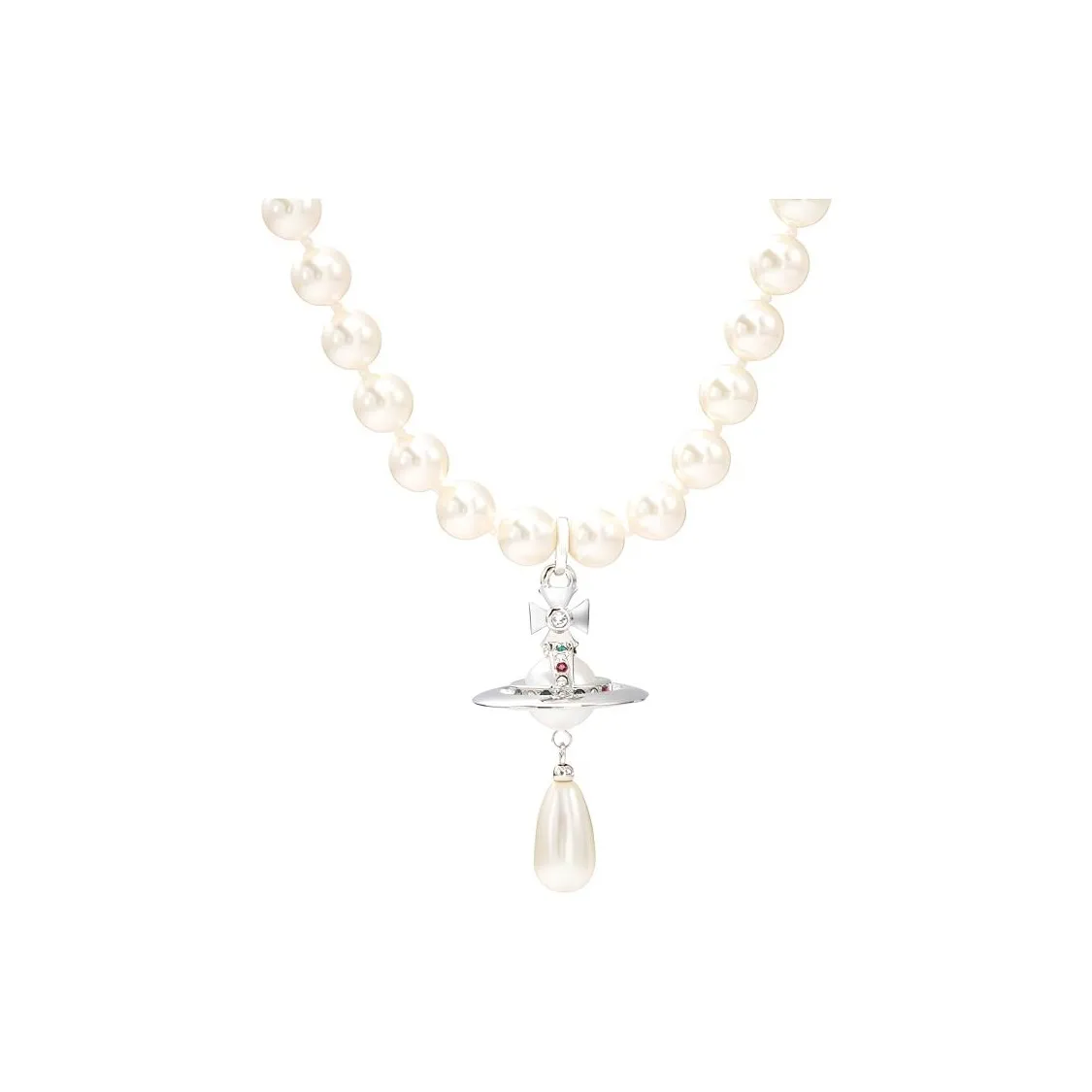 Vivienne Westwood Choker One Row Pearl Drop