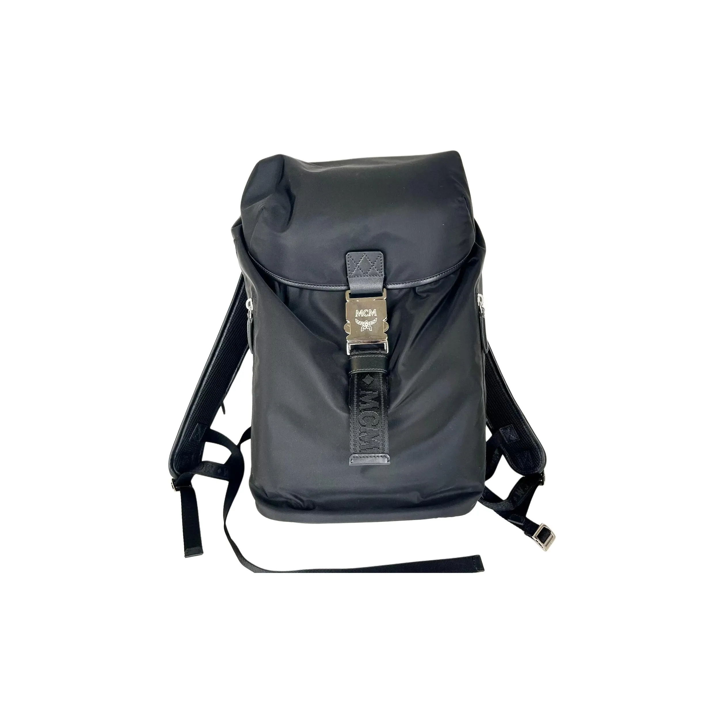 MCM Nylon Backpack Women
s Black