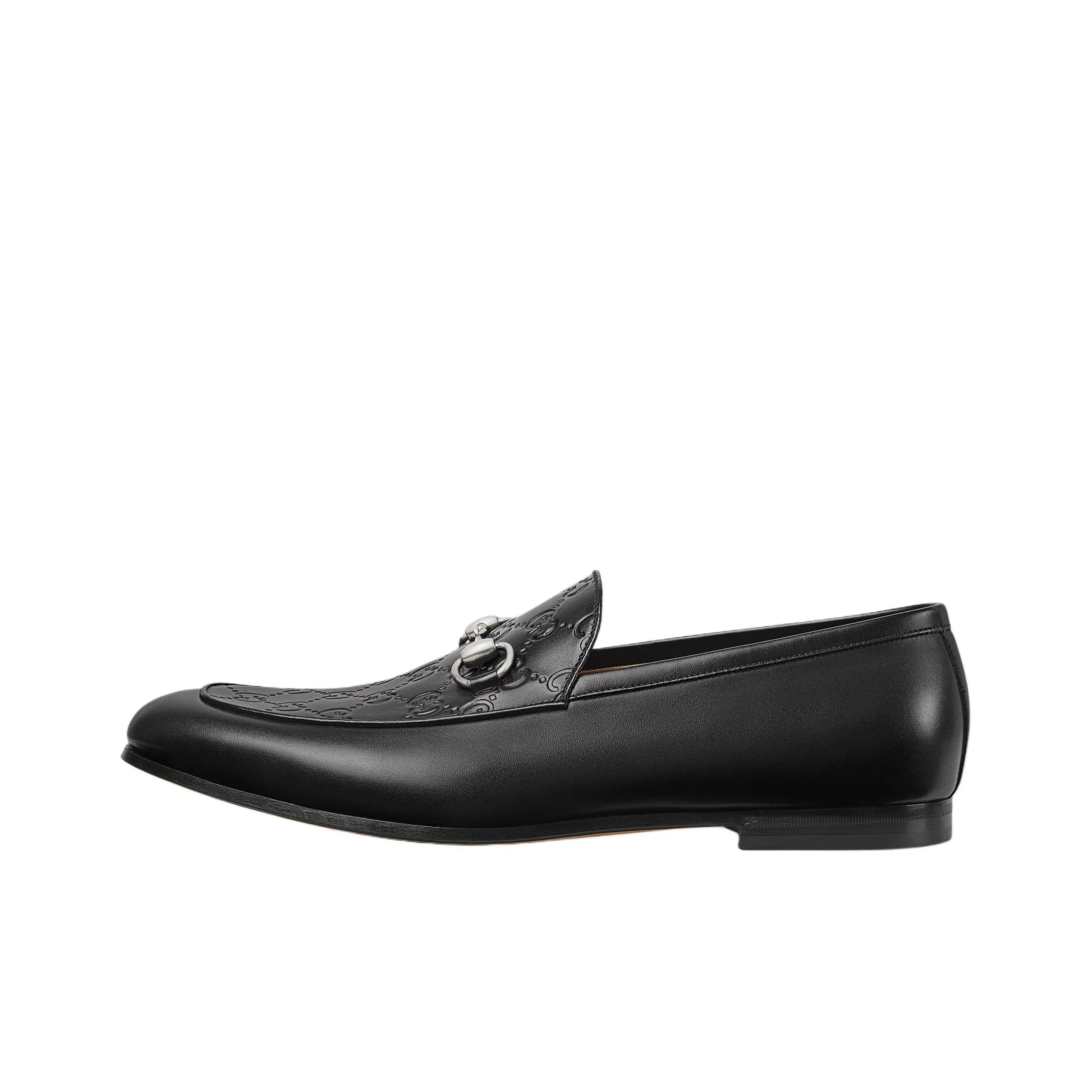 gucci yellow Horsebit Loafers Men's Black