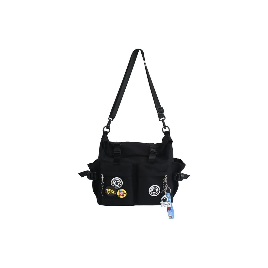 DALO Нейлоновая сумка через плечо стандартная унисекс черный синий белый