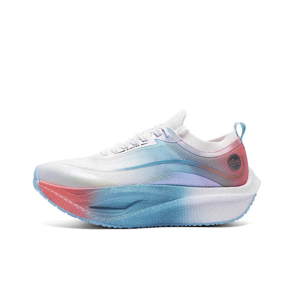 Qing Pao Беговые кроссовки Low Топ 24QP M10 Белый/Синий/Светло-Оранжевый Мужской