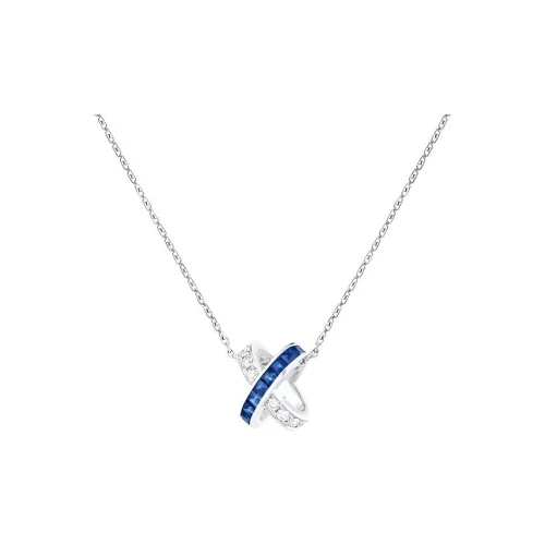 Chaumet Liens Lineage Lifetime Series Ожерелье Синий/Серебряный Унисекс