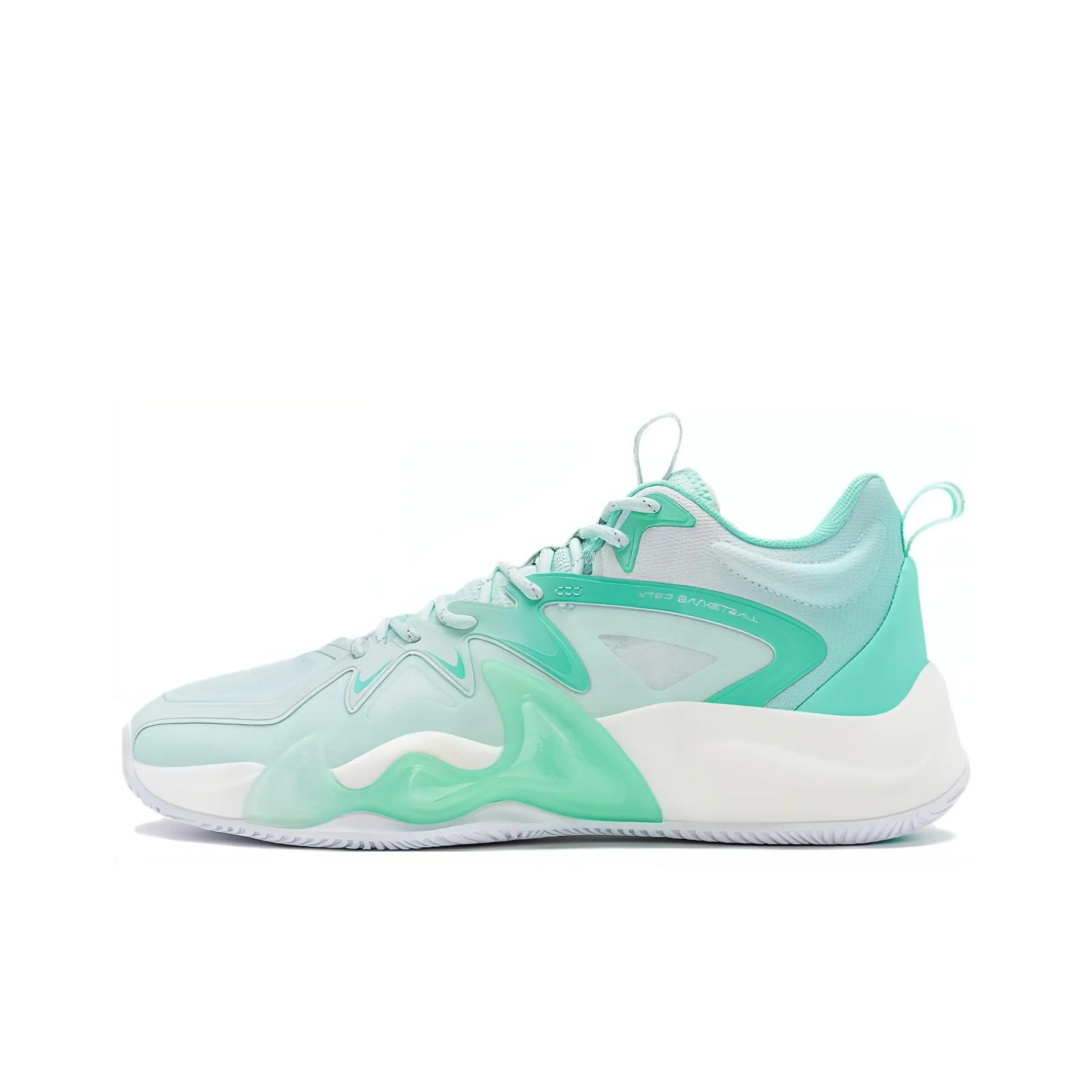XTEP War Mastiff 3.5SE Cushioning Anti Slip And Wear Resistant Low Top Basketball Shoes Men's Foam Green