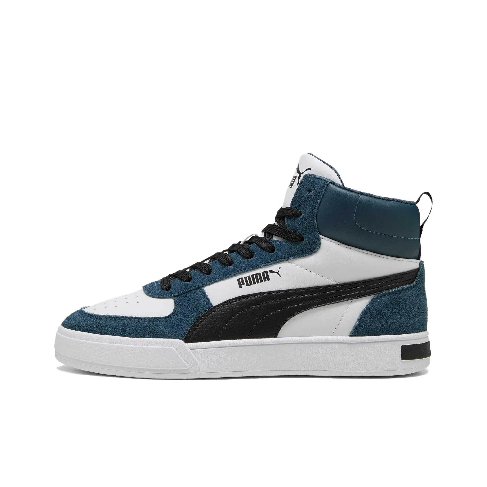 PUMA Caven MID SD Mid Top Skateboard Shoes Unisex White Blue