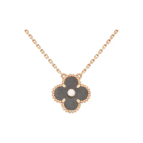 Van Cleef & Arpels Alhambra Four Leaf Lucky Series Металлические ожерелья Унисекс