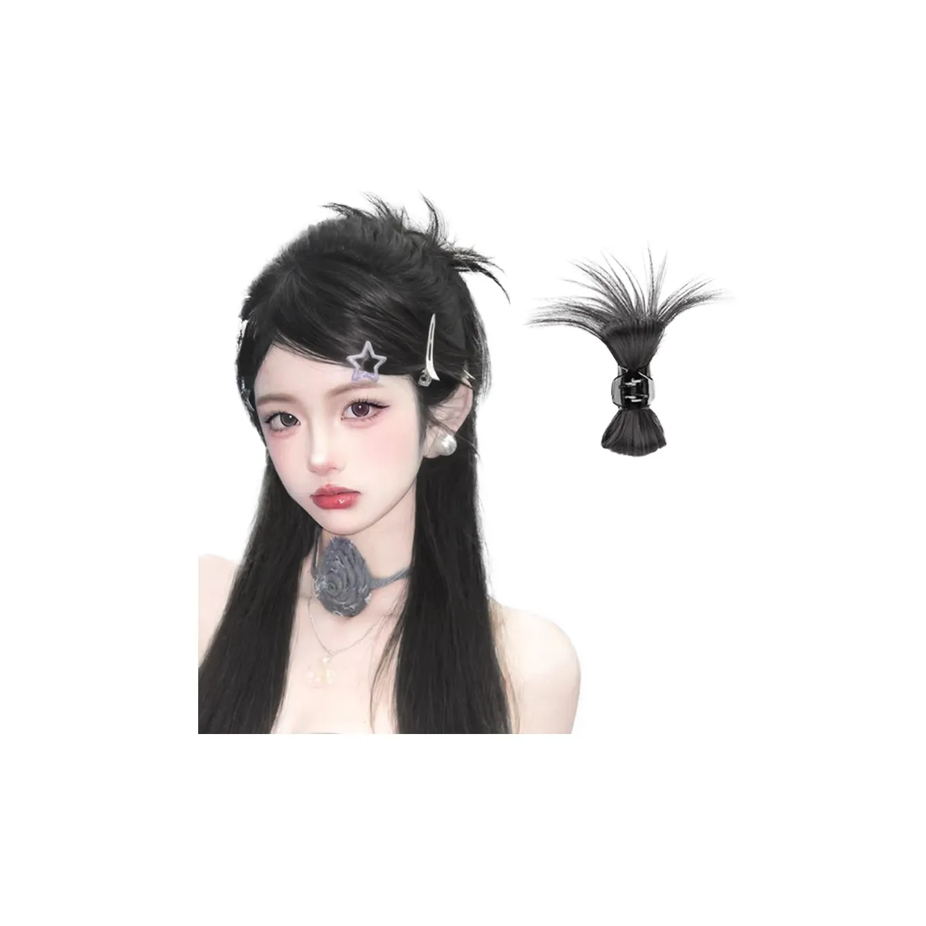 MUYAN Курица Nest Заколка-краб для волос Head Женская Коричневый Черный Естественный Черный Светлый Коричневый Темный Коричневый Холодный Коричневый Бу