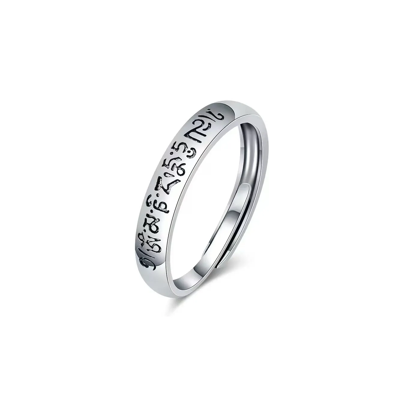 Vegetarian 925 Sterling Silver Rings Unisex