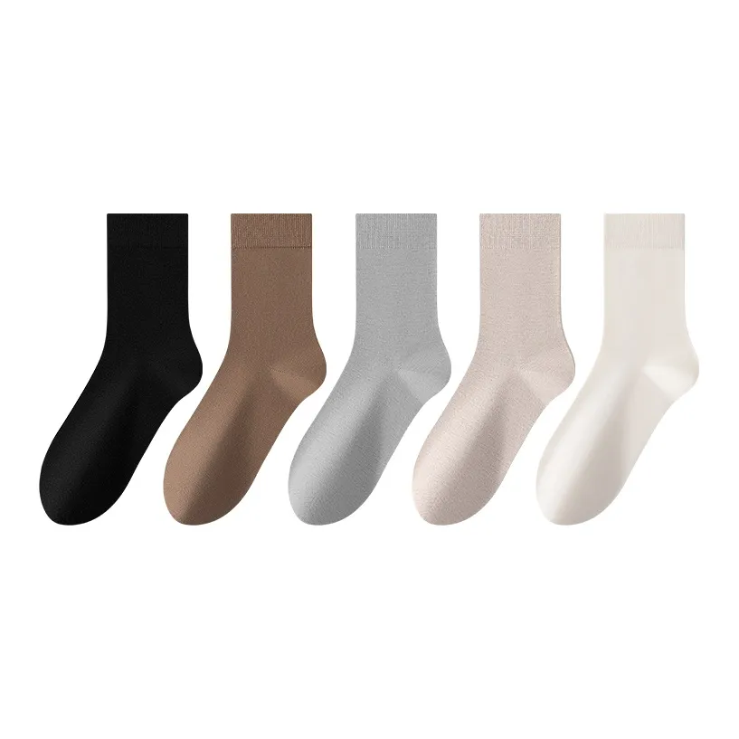MIIOW Mid Calf Socks Women's 5 Pack