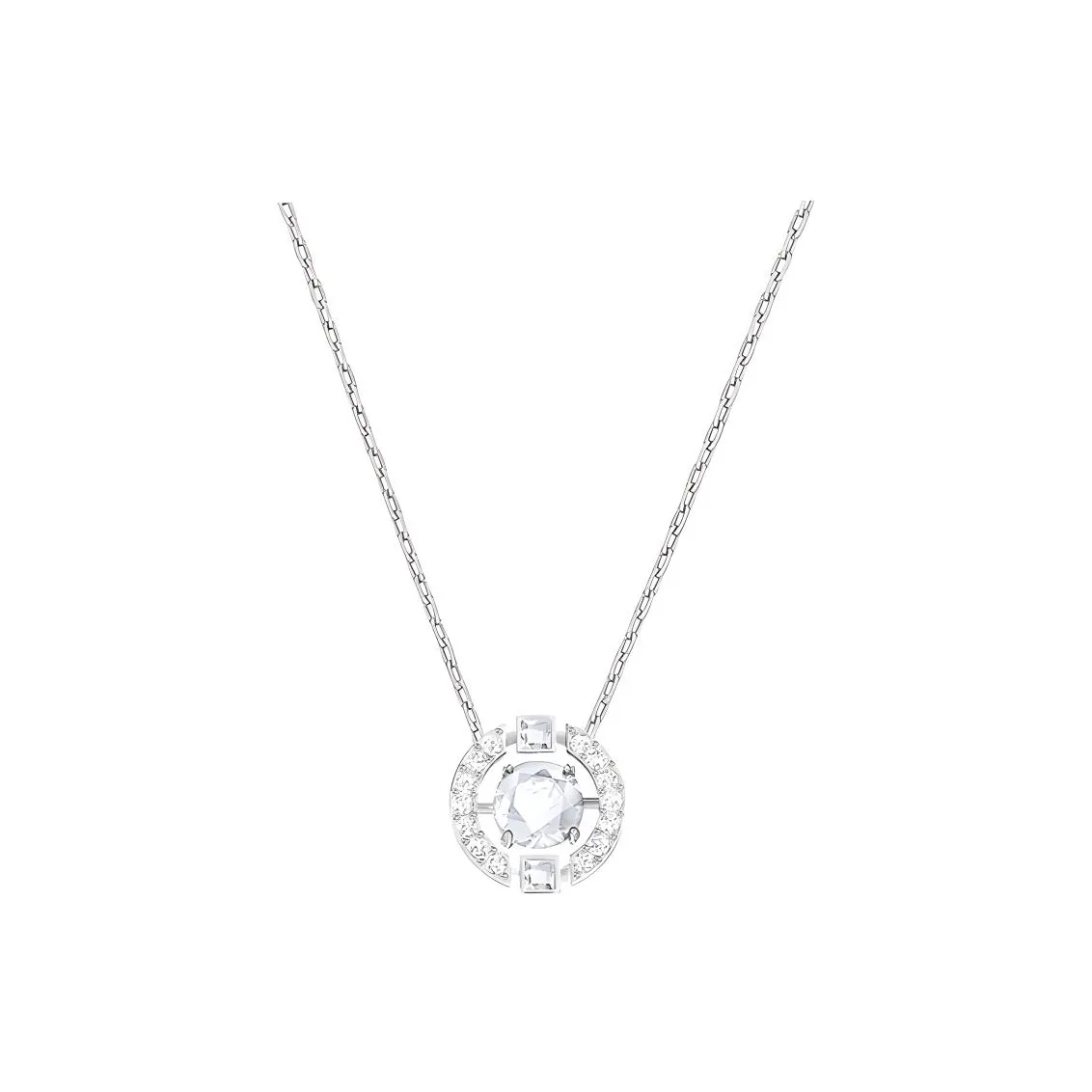 Swarovski Artificial Crystal Necklaces Women's White