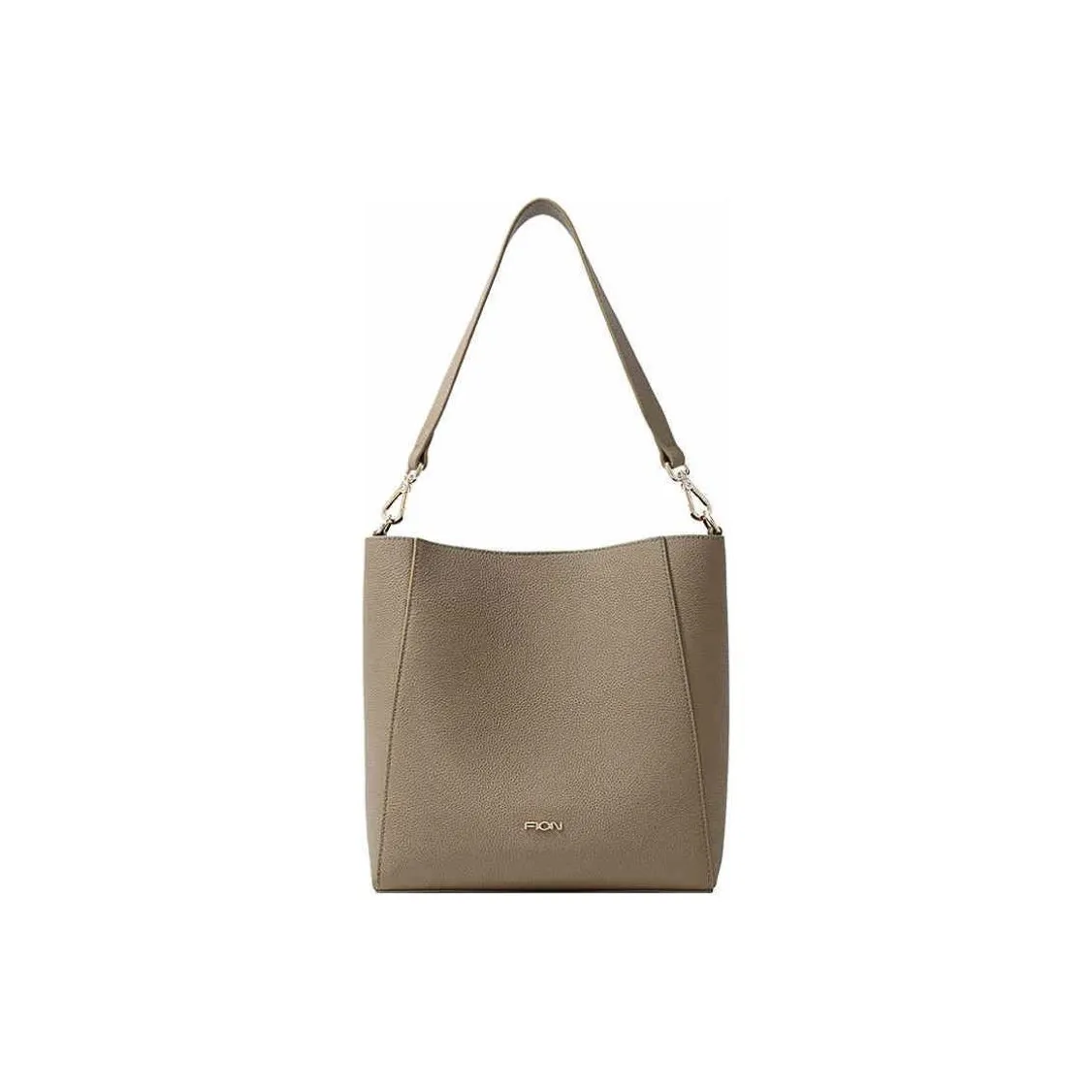 FION Cow Leather Handbag, Shoulder Bag Tubas Women's Trench Gray