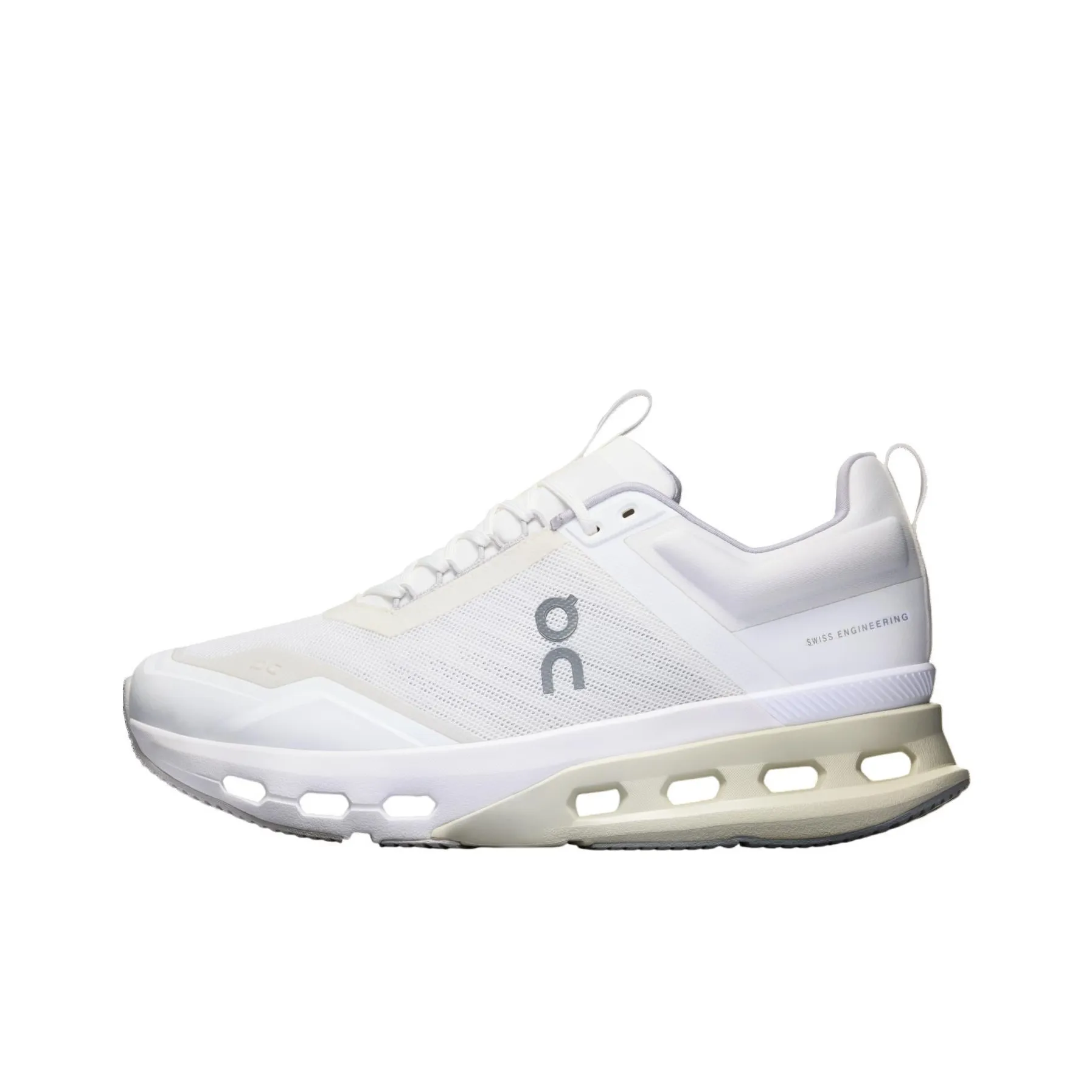 On Slip-Resistant Abrasion-Resistant Lightweight Low-Top Running Shoes Men's White На противоскользящий устойчивый к истиранию легкий низкий топ беговые кроссовки мужские белые