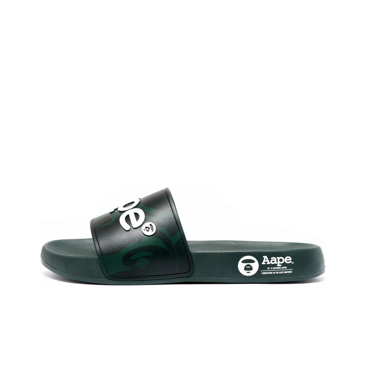 A BATHING APE Abrasion Resistant Slide Slippers Men's Green