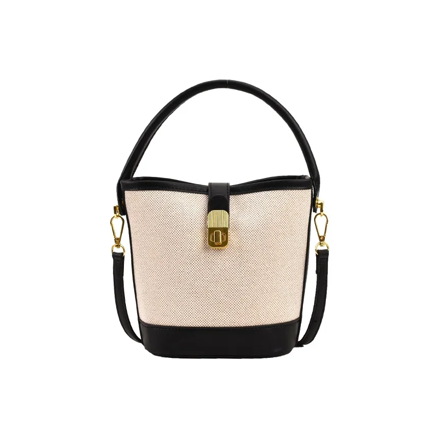 Jade En Plus PU Handbag, Crossbody Bag Regular Women's Black/Brown