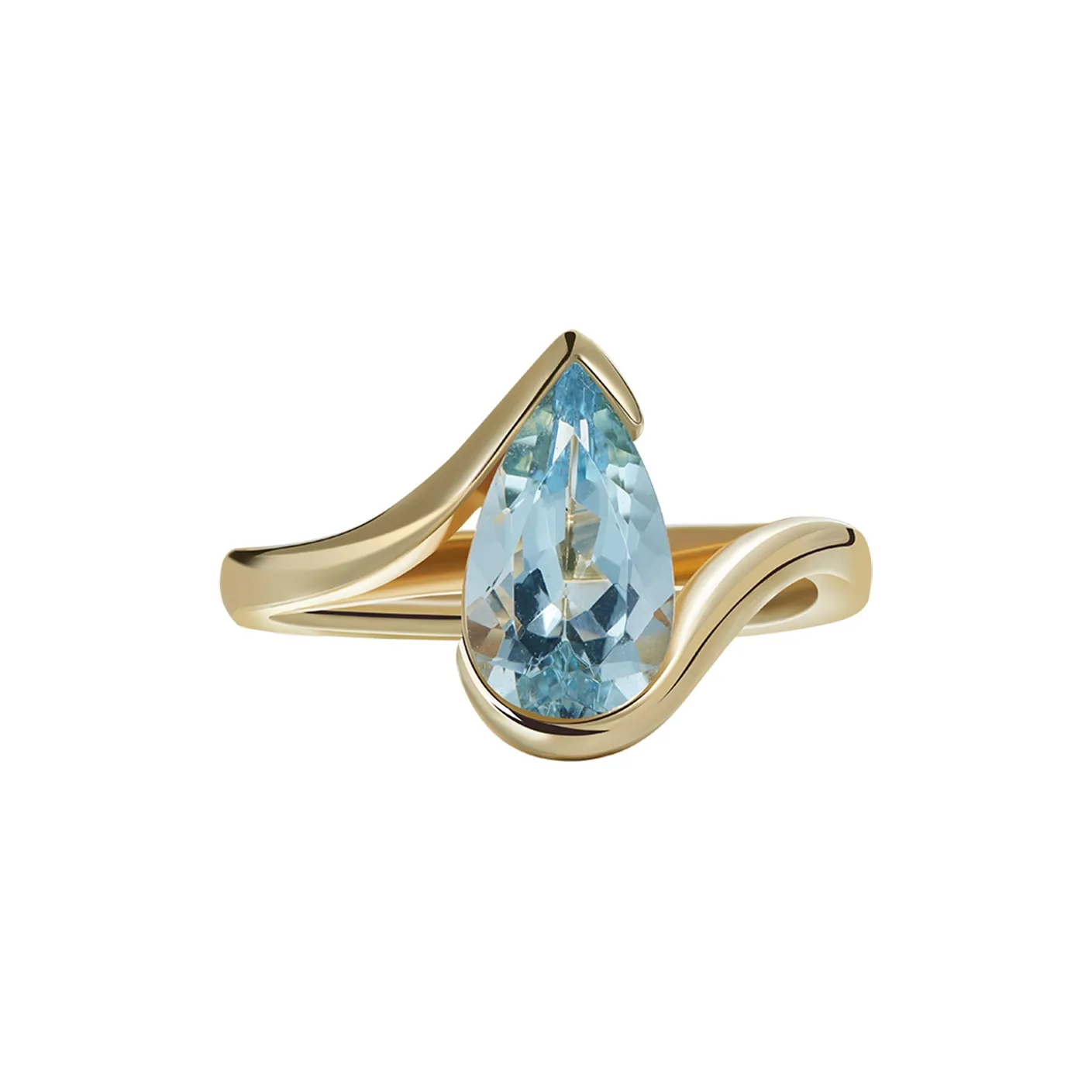 MOZART Natural 18K Gold Rings Women's