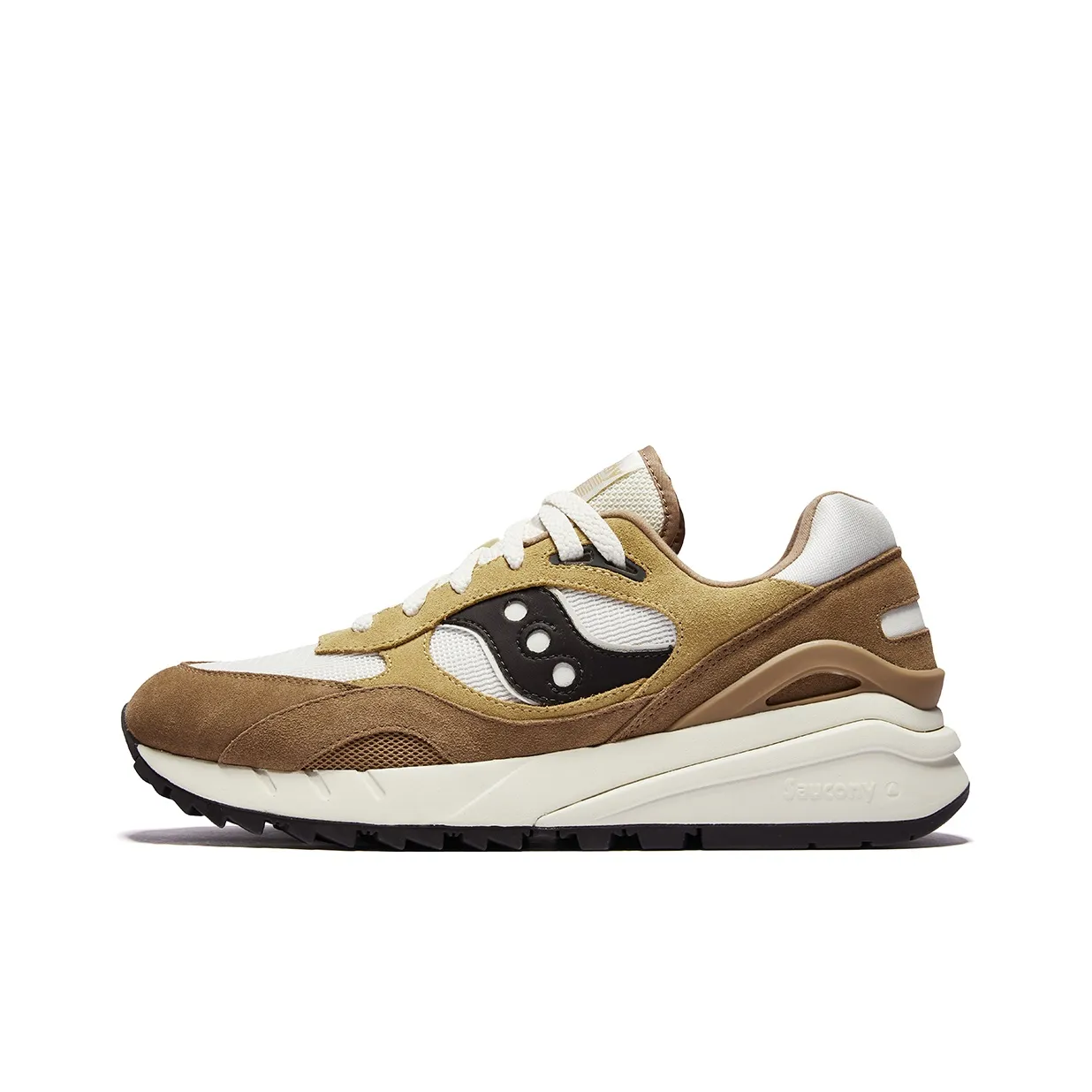 Saucony Low Топ Vintage Casual Обувь Унисекс Коричнево-желтый