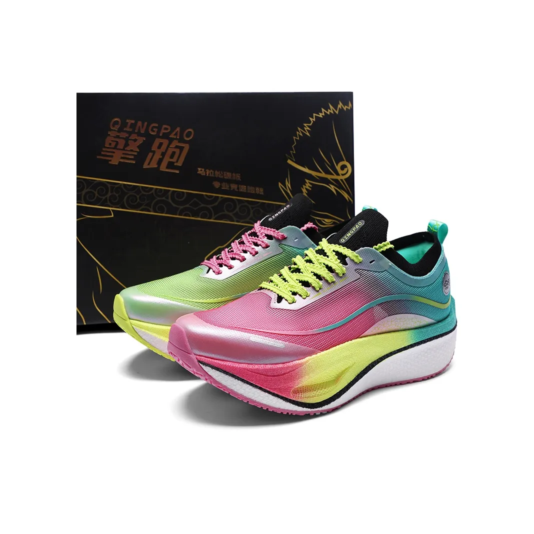 Qing Pao Беговые кроссовки Низкий Топ 24QPM10 A Несовпадающие Мужской