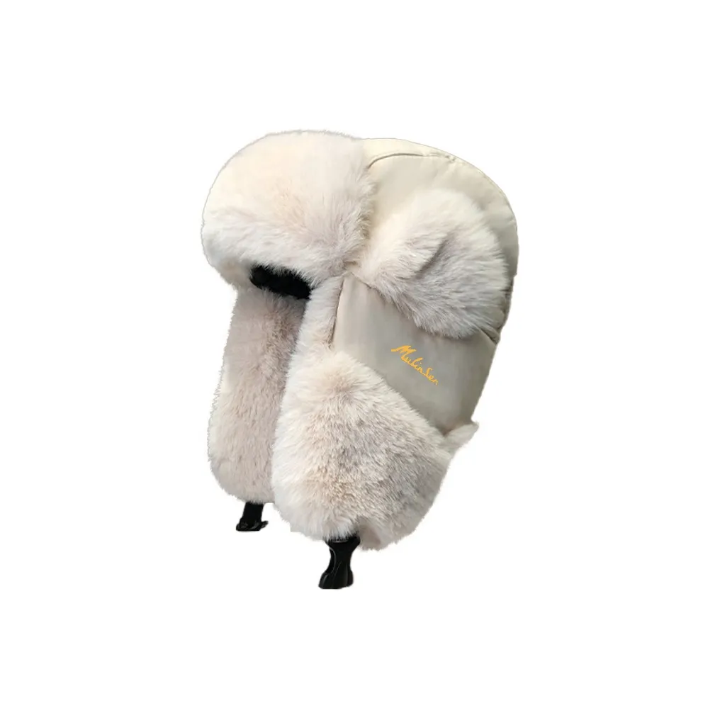Mulinsen Faux Rabbit Fur Hats & Caps Unisex