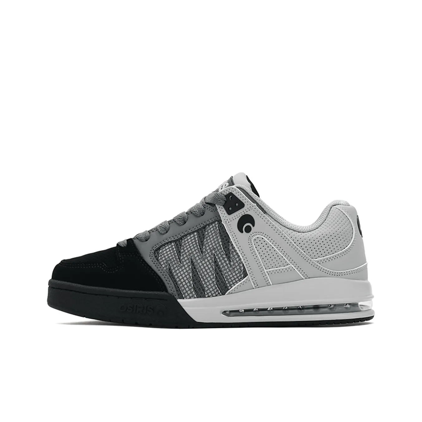 OSIRIS Покрытие против скольжения амортизация устойчивость к истиранию поддержка низкий топ кроссовки для скейтбординга унисекс серый черный