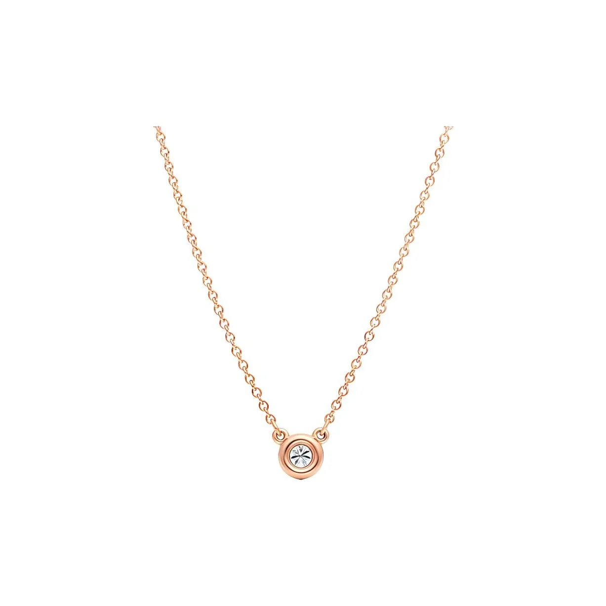 TIFFANY & CO. Elsa Peretti® 18K Rose Gold Necklaces Women's