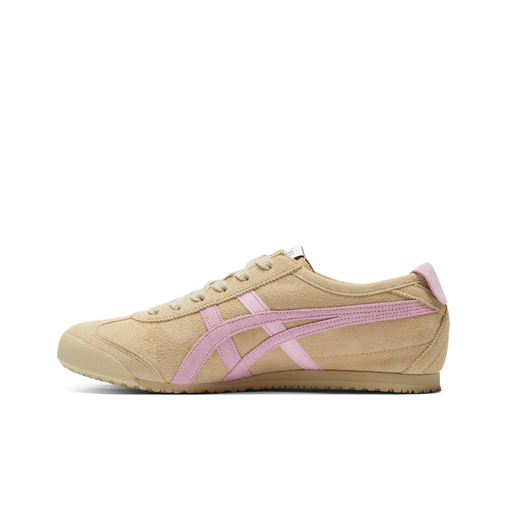 Patou x Onitsuka Tiger MEXICO 66 Anti Slip Wear Resistant Low Top Casual Style Shoes Unisex Brown Pink