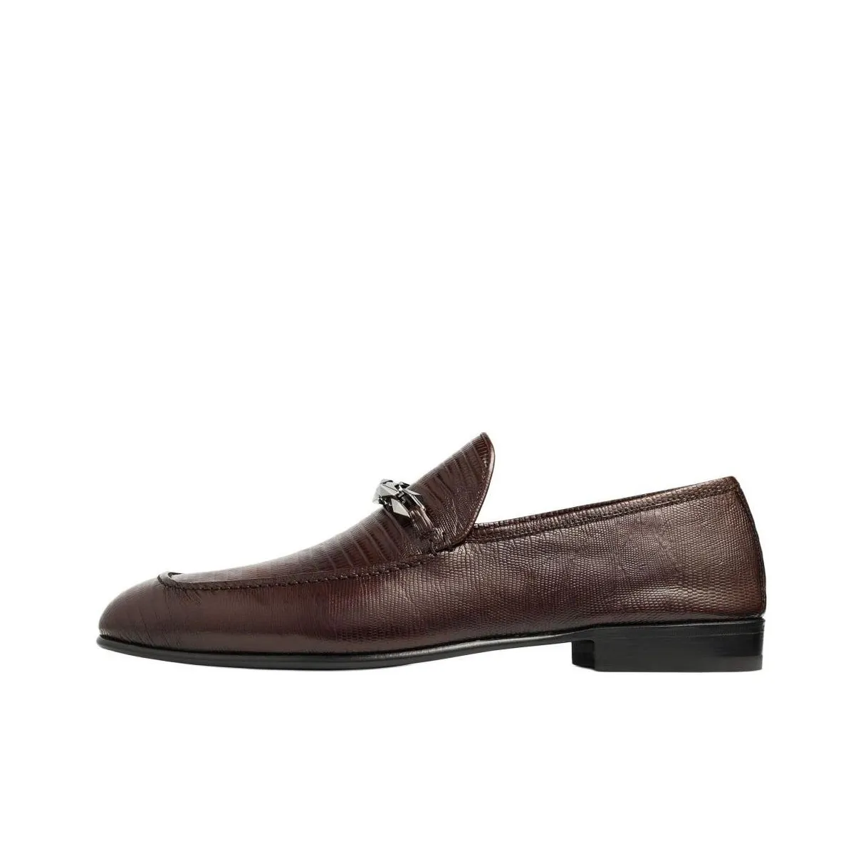 Jimmy Choo Diamond Marti Reverse Loafers Men's Brown