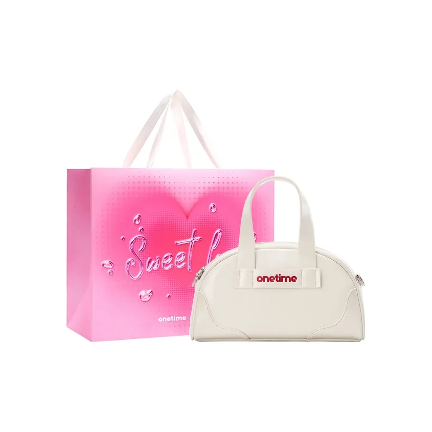 ONE TIME ПУ (полиуретан) Оболочка Универсальный Свежий образ Плиссированный Теннис Сумка Через плечо Сумка Маленькая Женская Джинсовый синий Белый и красный