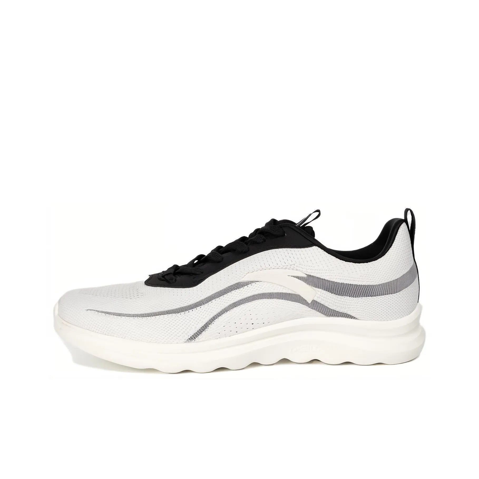 Anta Cushioning Anti Slip Wear Resistant Breathability Low Top Training Shoes Men's Black White