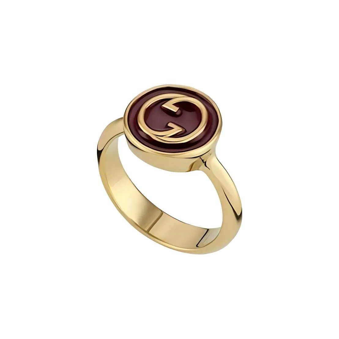 GUCCI Enamel, Metal Rings Unisex Gold