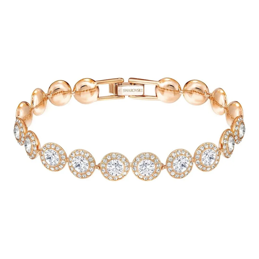 Swarovski Rose Gold Tone Plated Bracelets Women's Rose Gold