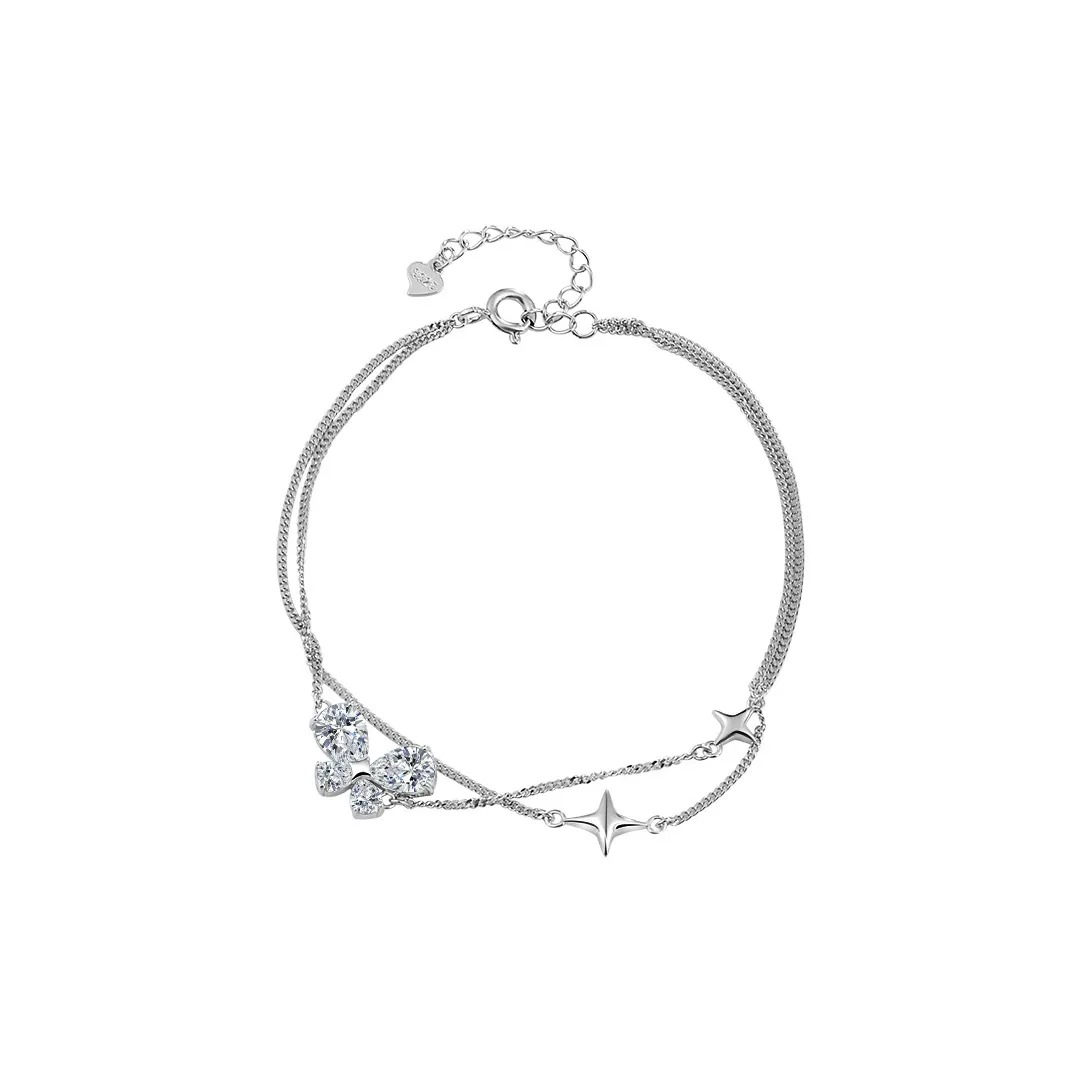 YUJIANDOUDOU S925 Silver Bracelets Women's