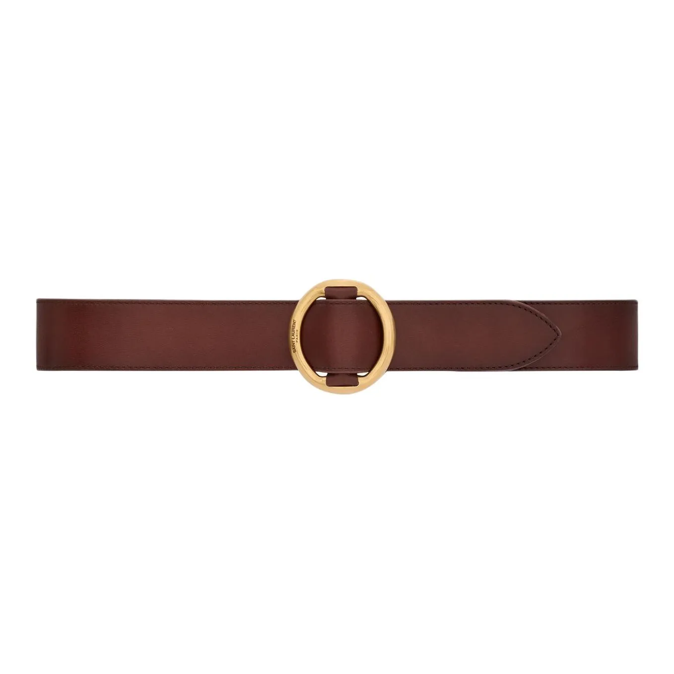 SAINT LAURENT Oval Buckle Belt