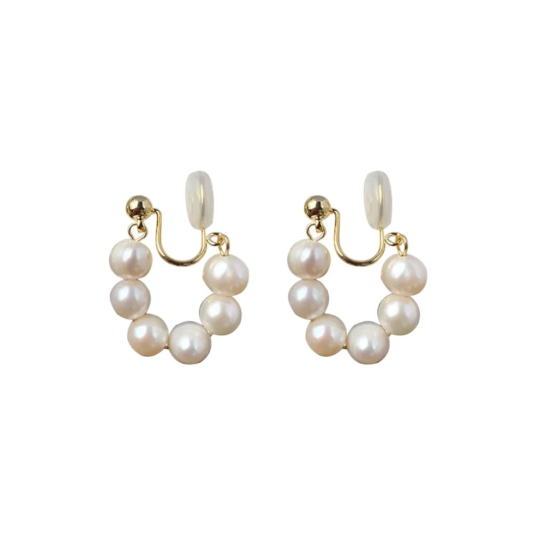 Taste The Color Freshwater Pearl Clip On Earrings Women's