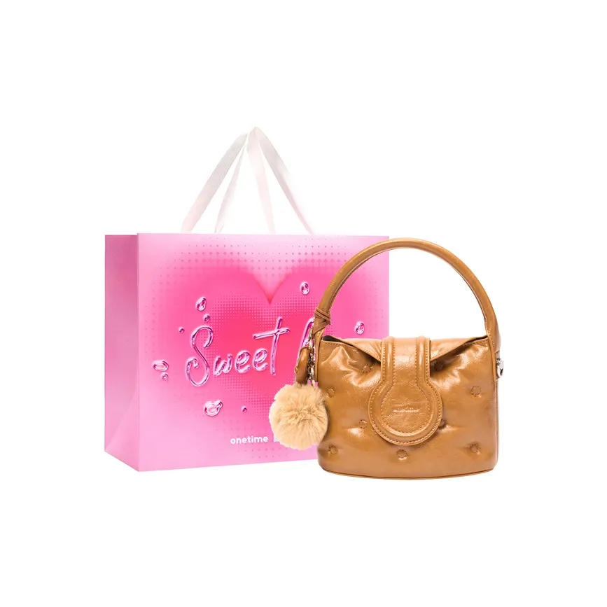 ONE TIME Сумка из синтетической кожи сумка через плечо женская цвет имбирного печенья