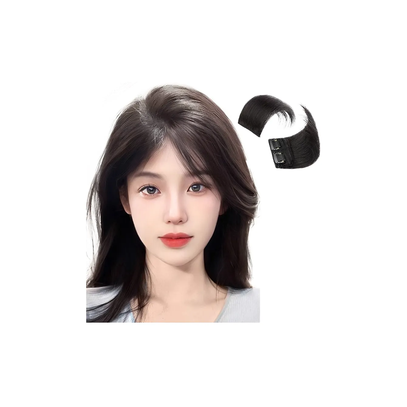 TIANKONGSHU Натуральный Волосы Перука Волосы Расчески