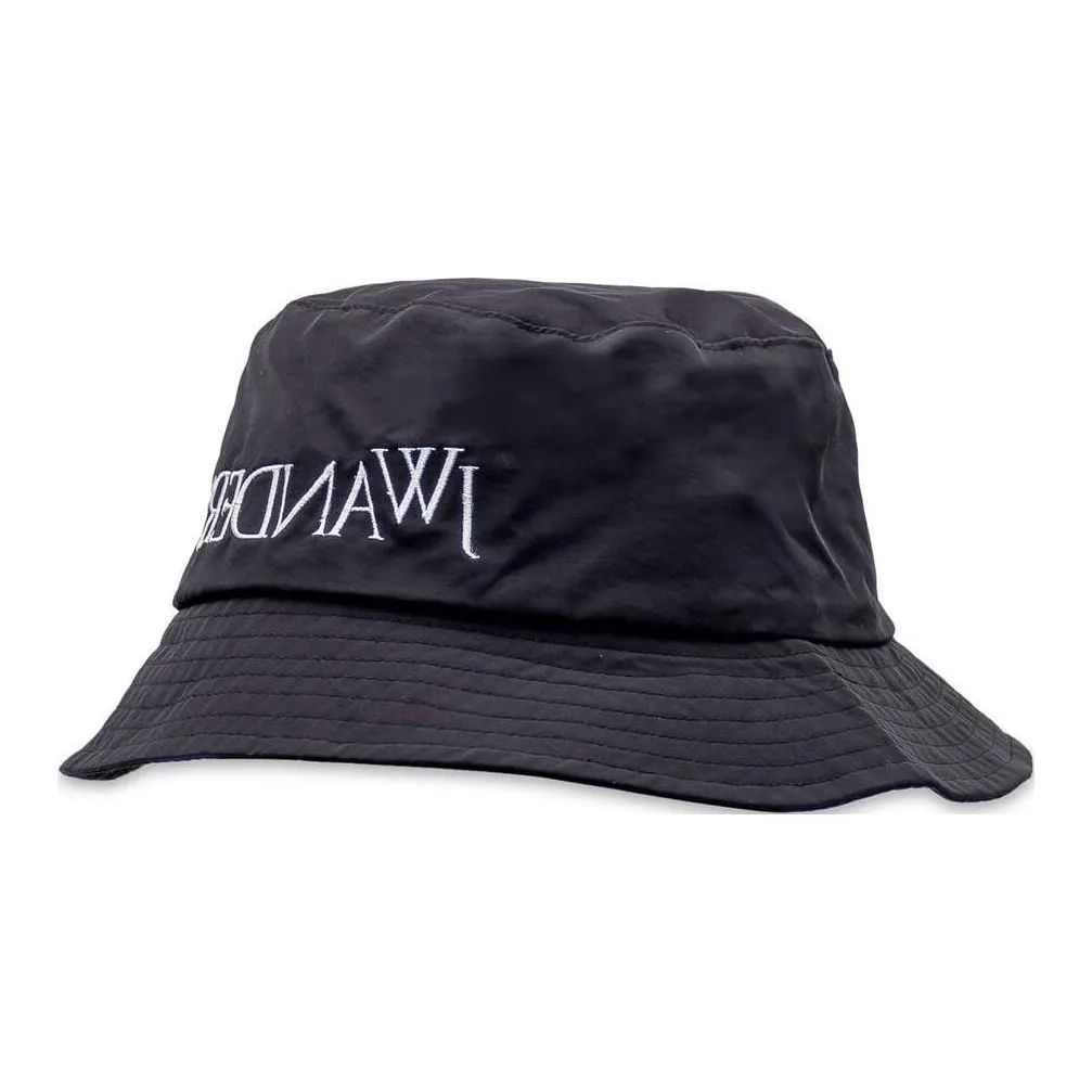 JW Anderson Logo Embroidered Wide Brim Bucket Hat