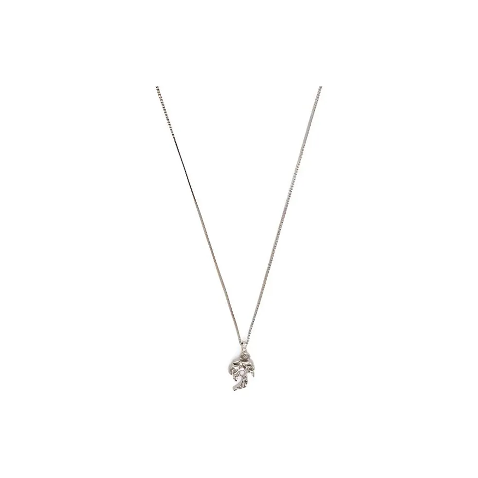 PALM ANGELS Palm Tree Charm Chain Necklace